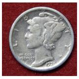 1926 S Mercury Silver Dime