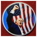1oz .999 Silver Bullion Trump Silver Round