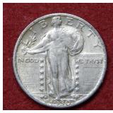 1930 S Standing Liberty Silver Quarter