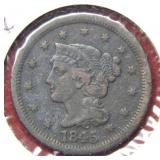 1845 Large Cent