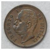 1897 Italy Two Centesimi