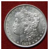 1878 Morgan Silver Dollar 7/8 Tail Feathers