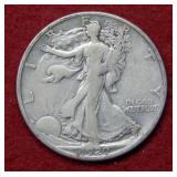 1920 S Walking Liberty Silver Half