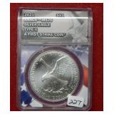 2021 Silver Eagle Type II 1oz ANACS MS70