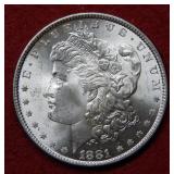 1881 Morgan Silver Dollar Coin