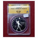 2006 P Franklin Scientist Comm $1 ANACS PF69 DCAM