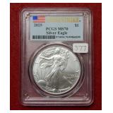 2025 Silver Eagle 1oz PCGS MS70