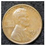 1929 S Lincoln Wheat Cent - Brown
