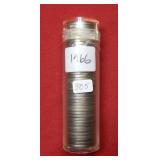 Roll of 1966 Jefferson Nickels