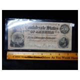 1864 $500 CSA Note T-64