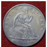 1885 O Seated Liberty Half -arrows and no motto