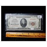 1929 $20 National Currency Charter Bank #1092
