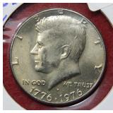 1976 D Kennedy UNC Half