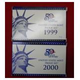 1999 & 2000 US Proof Coins