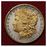 1885 Morgan - Gold Colorized