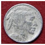 1918 S Buffalo Nickel - grainy