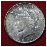 1923 S Peace Silver Dollar