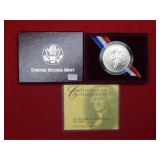 1993 Thomas Jefferson UNC Silver Dollar