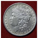 1897 O Morgan Silver Dollar