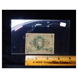 2nd Issue Five Cent Fractional Currency FR #1232