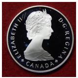 1985 Canada Silver Moose Commemorative Dollar