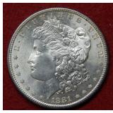 1881 S Morgan Silver Dollar