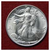 1938 Walking Liberty Silver Half