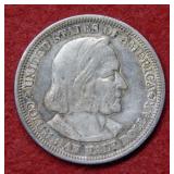 1893 Columbian Expo Silver Comm Half