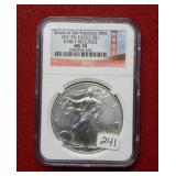 2011(S) Silver Eagle 1oz NGC MS70 - early release