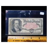 Fifth Issue Fifty Cent Fractional Note #1380