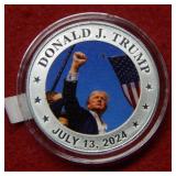 Trump/Fight Fight Fight 1oz .999 Silver Bullion