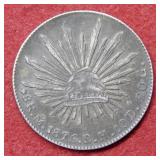 1876 Mexico 8 Reales - Libertad