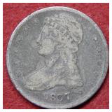1837 Reeded Edge Bust Half Dollar