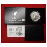 2021 W Silver Eagle UNC 1oz