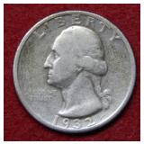 1932 D Washington Silver Quarter