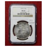 1904 O Morgan Silver Dollar NGC MS64