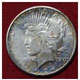1924 S Peace Silver Dollar