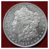 1887 Morgan Silver Dollar