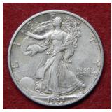 1933 S Walking Liberty Silver Half