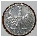 1970 D Germany 5 Mark Coin