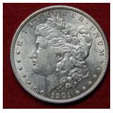 1901 Morgan Silver Dollar