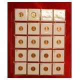 (20) Proof Lincoln Cents back to 1959