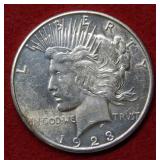 1923 S Peace Silver Dollar
