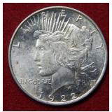 1922 D Peace Silver Dollar