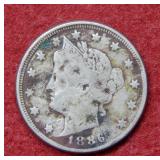 1886 Liberty Head Nickel - dark