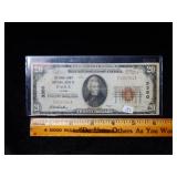 1929 $20 National Currency Charter Bank #3350