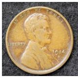 1914 S Lincoln Wheat Cent