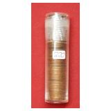 Roll of 1945 Lincoln Wheat Cents UNC