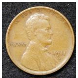 1911 S Lincoln Wheat Cent
