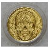 1/200oz .999 Fine Gold Bullion - Sugar Skull